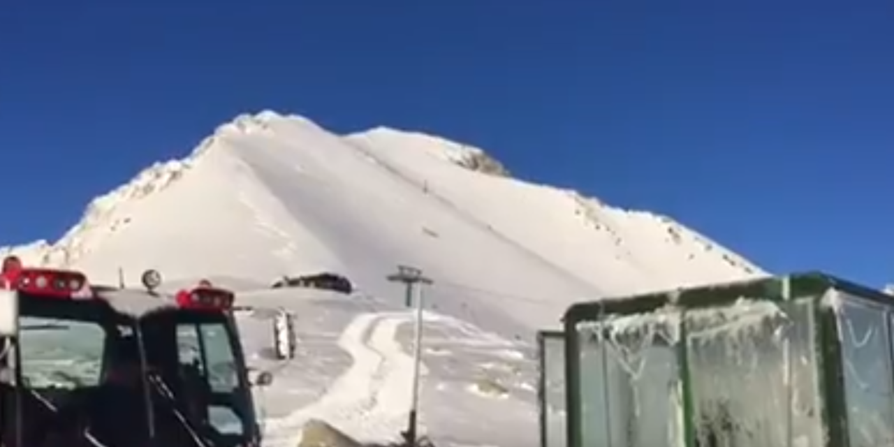 Gran allau controlat a Espot Esquí!