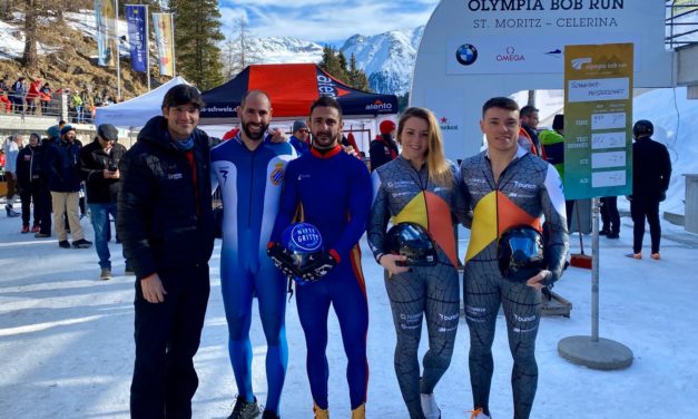 Ander Mirambell, històric primer campió d’Espanya de skeleton