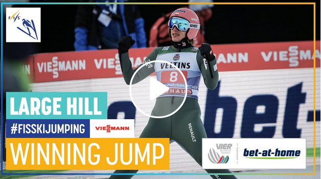 Dawid Kubacki bat el rècord al trampolí de Garmisch, arribant als 144.0 metres