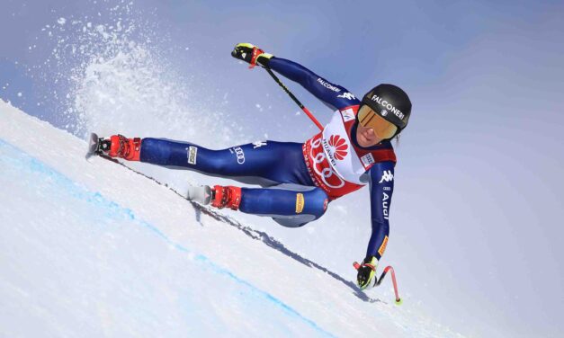 Sofia Goggia vola al descens de Crans Montana (Suïssa)