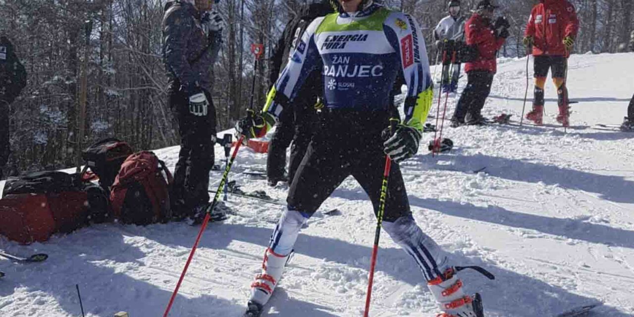 El medallista olímpic Žan Kranjec ultima la posada a punt