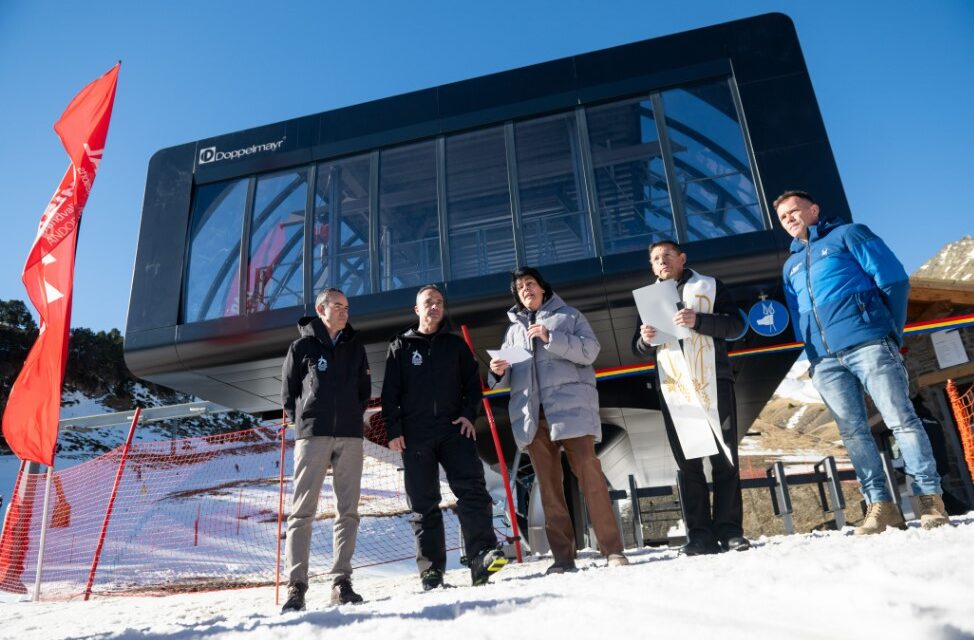 Pal Arinsal inaugura el nou telecadira Port Negre, el primer pas cap a la unió esquiable dels dos sectors
