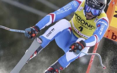 Greu caiguda de Cyprien Sarrazin a Bormio