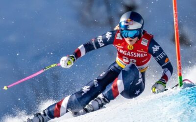 Lindsey Vonn segueix meravellant als seus 40 anys i frega el podi al SG de St. Anton