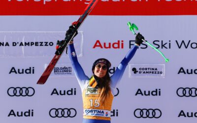 Sofia Goggia vola al descens de Cortina