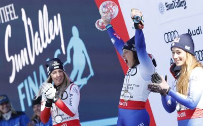 Brignone abraça el títol de campiona del món de descens de la Copa del Món d’Esquí Alpí
