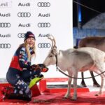 Shiffrin esquia com els àngels i guanya l’slàlom de Levi amb autoritat per novena vegada