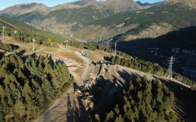 Recta final millores a l’Estadi Creand Eslàlom de Soldeu (Grandvalira)