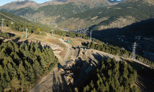 Recta final millores a l’Estadi Creand Eslàlom de Soldeu (Grandvalira)