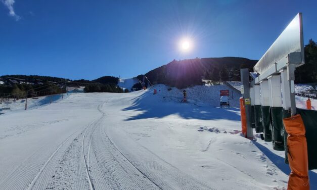 Grans condicions de neu a La Molina