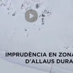 La imprudència de dos esquiadors de muntanya que podia haver acabat malament
