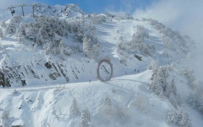 Brutals condicions de neu a les estacions de Grandvalira
