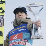 El vol de Ren Nikaido al Quatre Trampolins d’Innsbruck