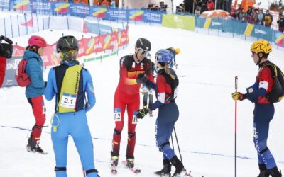 La plata de Cardona i Alonso en relleus mixtes a la Copa del Món d’esquí de muntanya de Boí